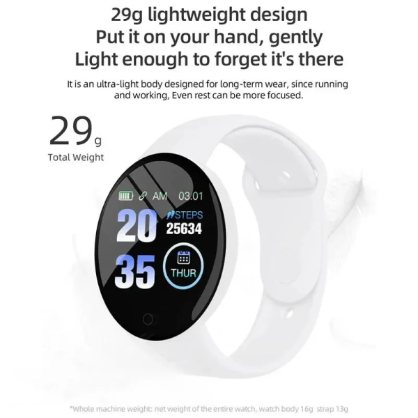 Xiaomi D18 Smartwatch Circular Color Screen Multiple Sports Modes Call Information Reminder Photo Taking Music Smart Bracelet 5