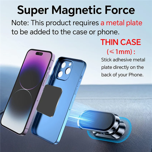 Magnetic Car Phone Holder Stand Mobile Cell Air Vent Magnet Mount GPS Support in Car For iPhone 15 14 13 X Xiaomi Samsung Huawei 5