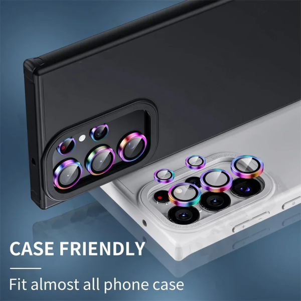 Camera Lens Protetor For Samsung S25 S24 ultra S24 S23 S22 ultra Case Tempered Glass Film Titanium Alloy Ring Phone Accessories 6