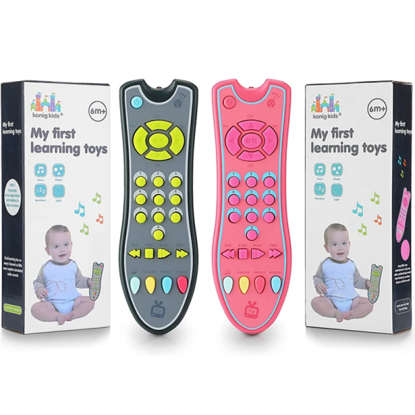 Baby TV Remote Control Kids Musical Early Educational Toys Simulation Remote Control Children Learning Toy with Light Sound 6
