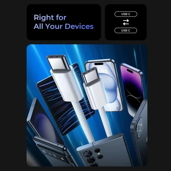 Original PD 60W USB C Fast Charger Cable For Apple iPhone 15 Pro Max 15 Pro 15 Puls USB-C Weaving Charging Data Line Accessories 4