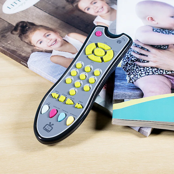 Baby TV Remote Control Kids Musical Early Educational Toys Simulation Remote Control Children Learning Toy with Light Sound 3
