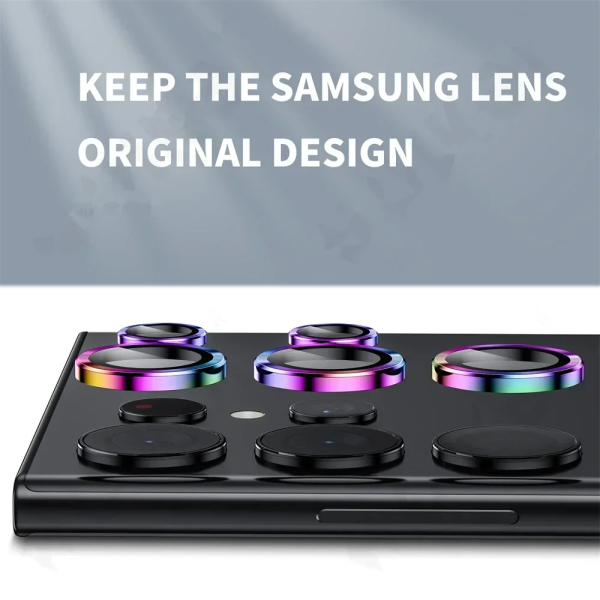 Camera Lens Protetor For Samsung S25 S24 ultra S24 S23 S22 ultra Case Tempered Glass Film Titanium Alloy Ring Phone Accessories 4