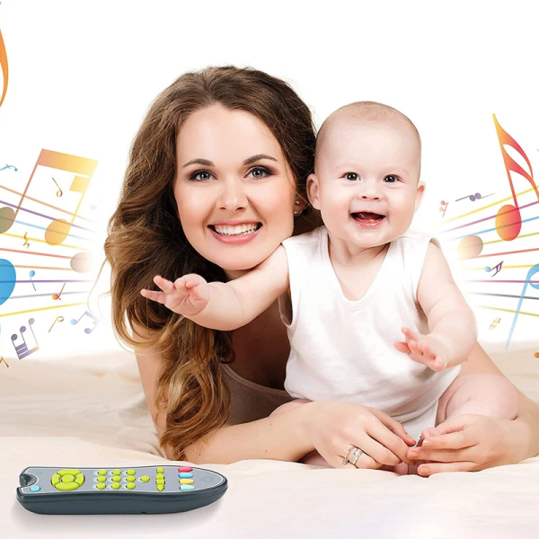 Baby TV Remote Control Kids Musical Early Educational Toys Simulation Remote Control Children Learning Toy with Light Sound 5
