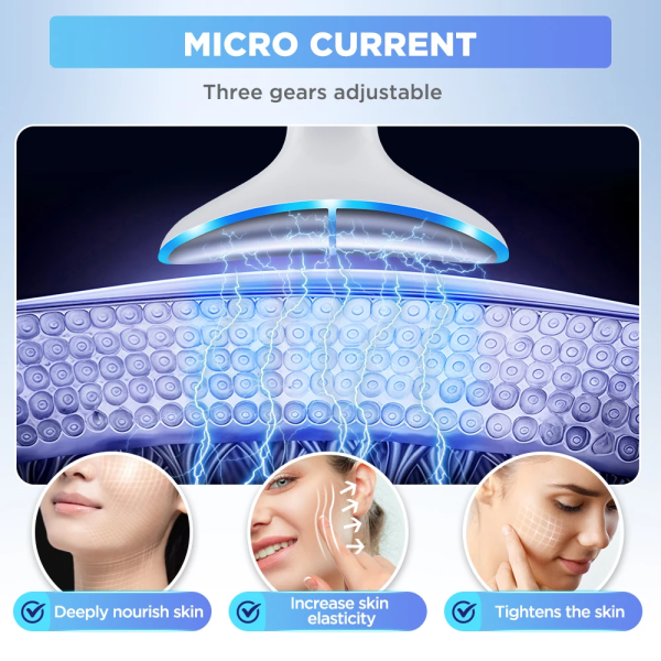 3 Massage Modes Microcurrent Neck Beauty Device Face Lifting Firming Massage Neck Beauty Instrument Tighten Skin Care Tool 6