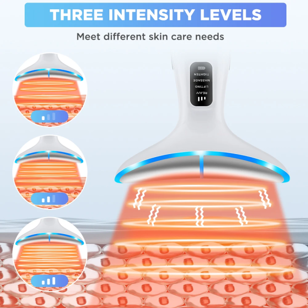 3 Massage Modes Microcurrent Neck Beauty Device Face Lifting Firming Massage Neck Beauty Instrument Tighten Skin Care Tool 4