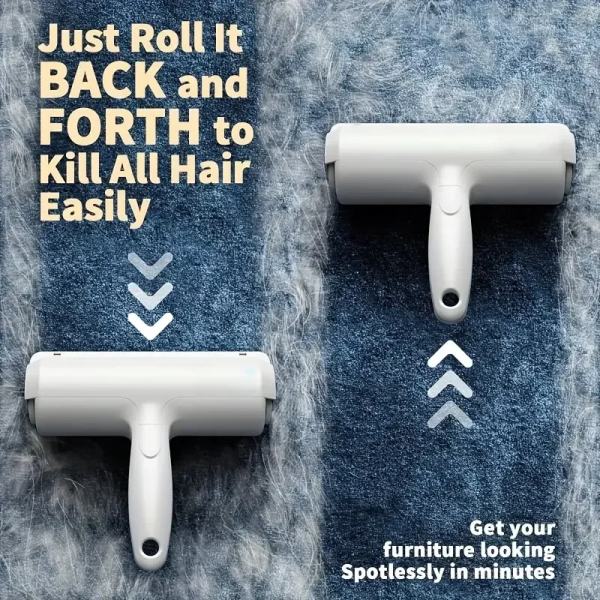 FurGone™ Premium Pet Hair Remover Roller – Reusable Self-Cleaning Lint Remover for Sofas, Carpets & Car Seats 4